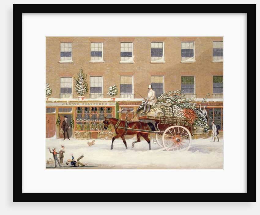The Approach to Christmas, 1849 by James Pollard
