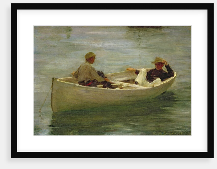 In the Rowing Boat, 1898 by Henry Scott Tuke