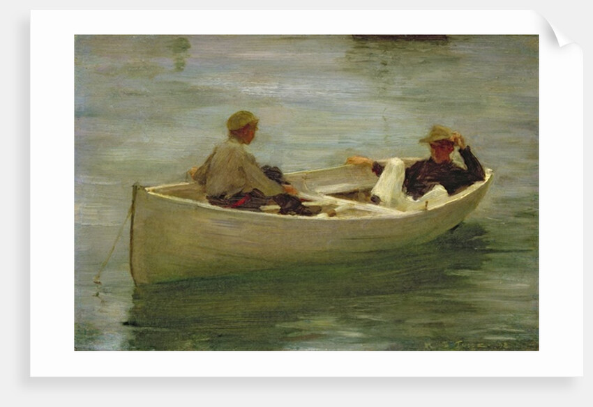 In the Rowing Boat, 1898 by Henry Scott Tuke
