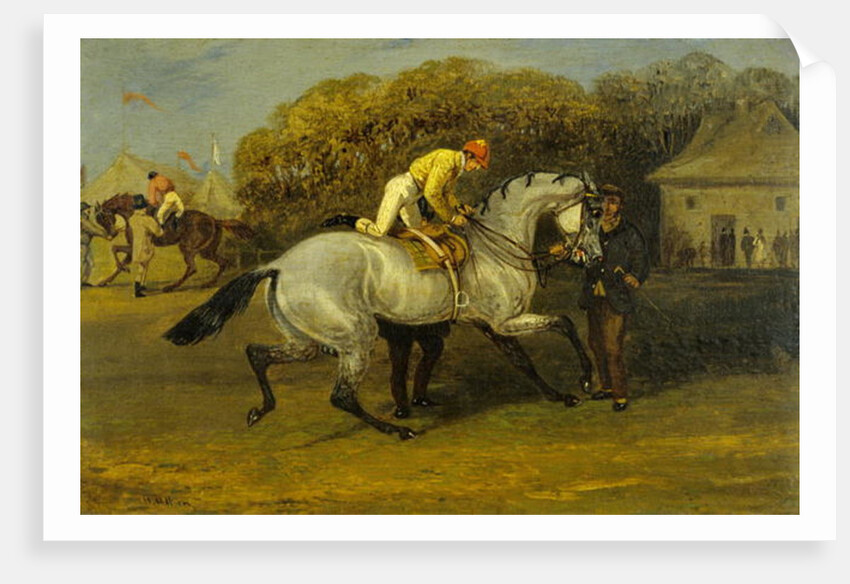 Jockey Mounting by Samuel Henry Alken