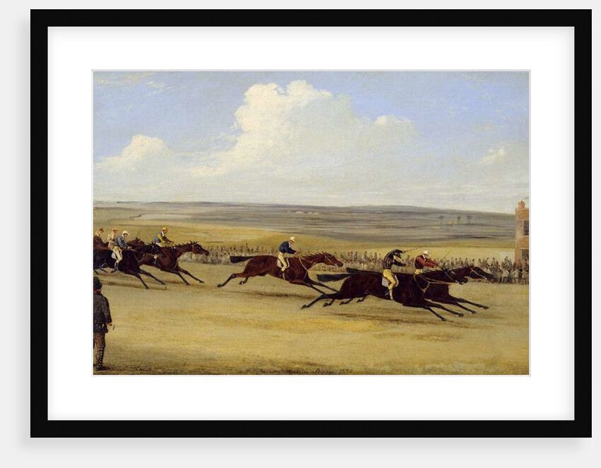 The 1850 Cambridgeshire Stakes: The Finish by Samuel Henry Alken