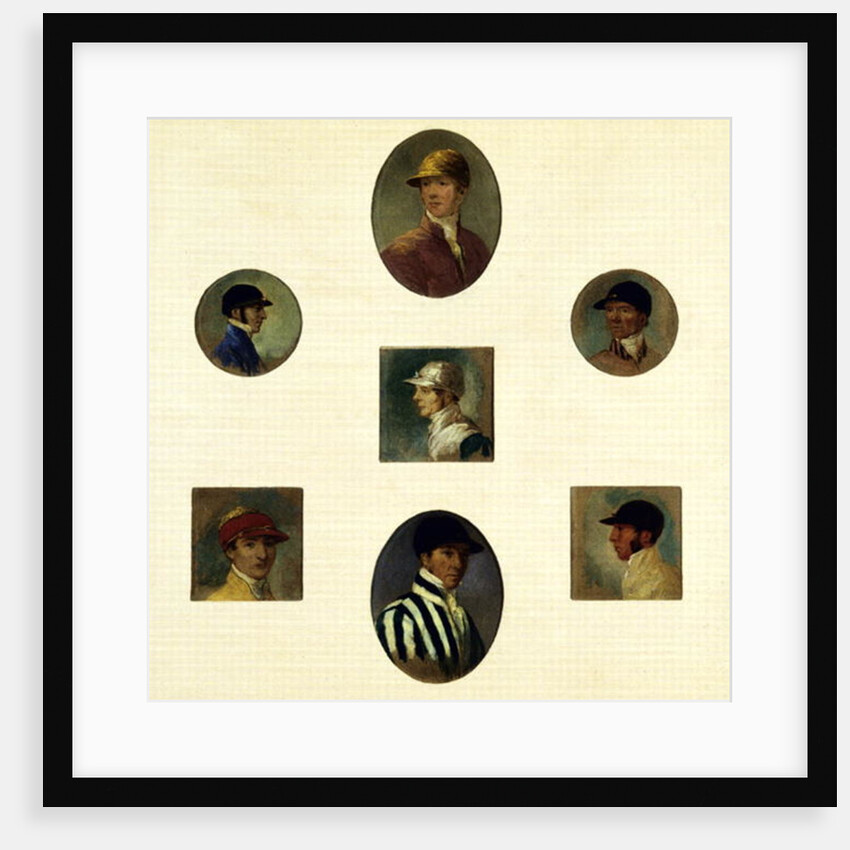 Studies of Jockeys, c.1830 by Abraham Cooper
