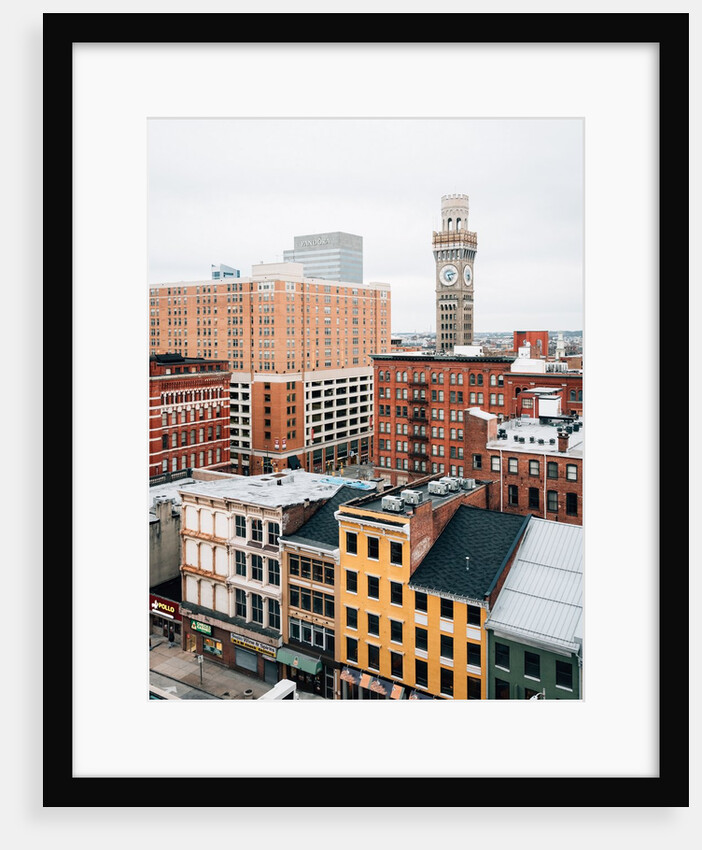 View of the Bromo-Seltzer Tower and downtown Baltimore, Maryland, USA by Jon Bilous