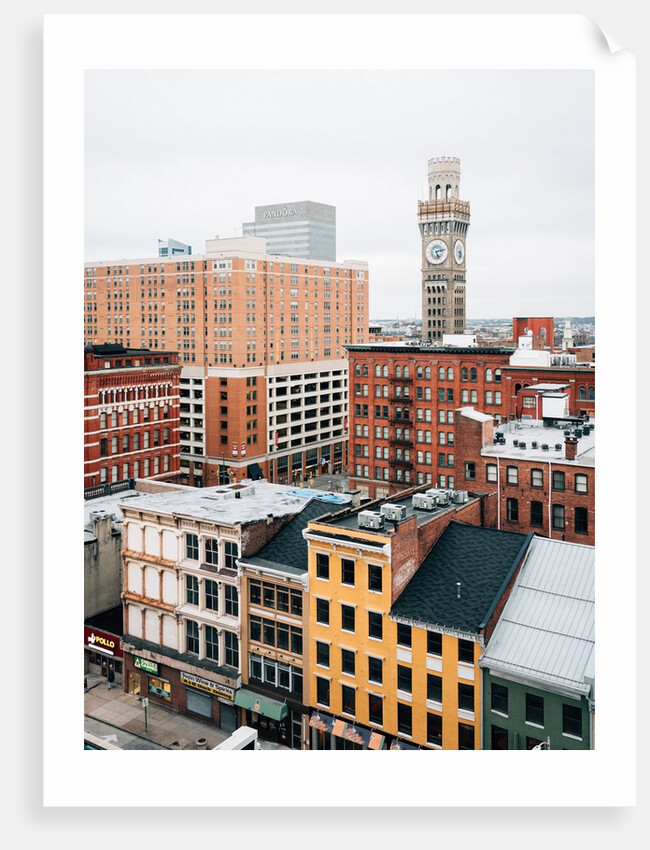View of the Bromo-Seltzer Tower and downtown Baltimore, Maryland, USA by Jon Bilous