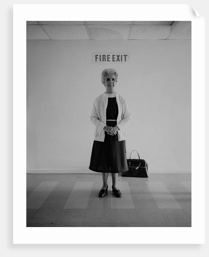 Oldham '85: Elderly resident living in sheltered housing, 1985 by Bill Stephenson