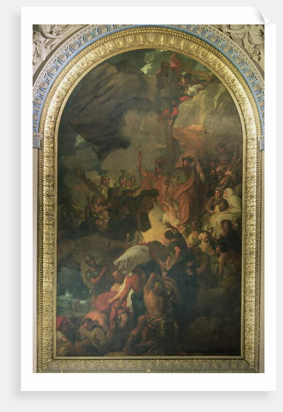 St. Paul Saved From a Shipwreck off Malta, altarpiece of the Chapel of St. Peter and St. Paul in the Queen Mary Block by Benjamin West