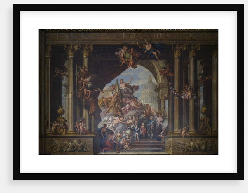 The West Wall of the Painted Hall, c.1707-27 by James Thornhill