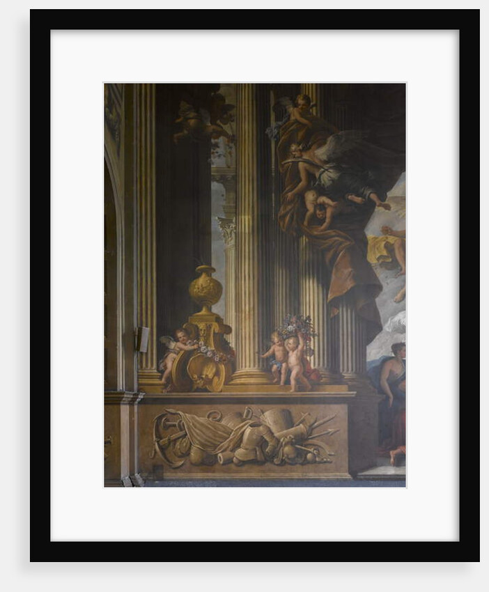 Detail of the West Wall of the Painted Hall, c.1707-27 by James Thornhill