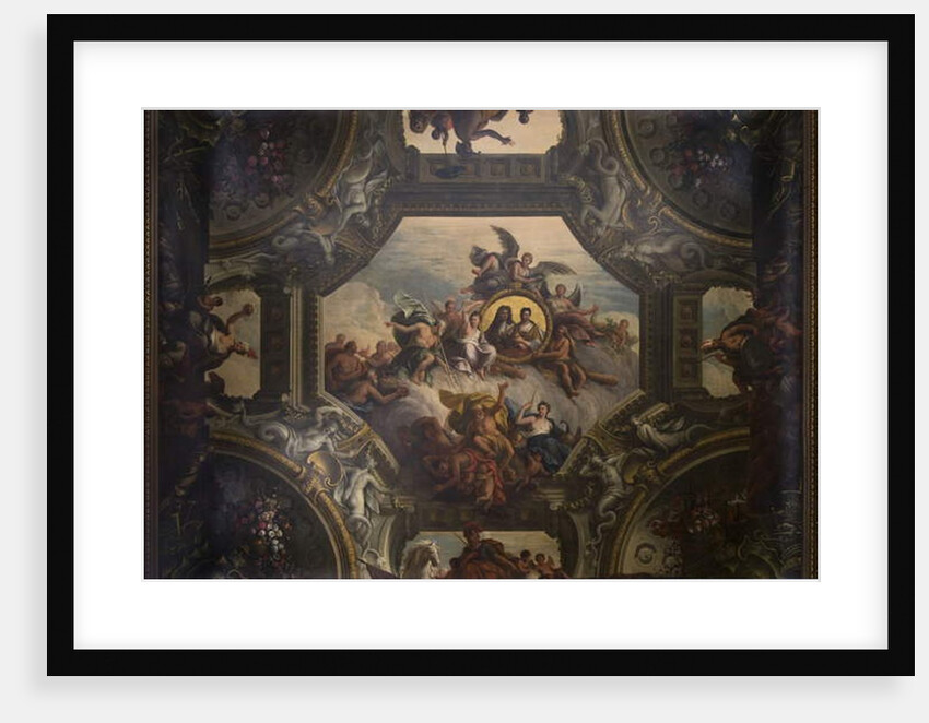 Ceiling of the Upper Hall in the Painted Hall, c.1707-27 by James Thornhill