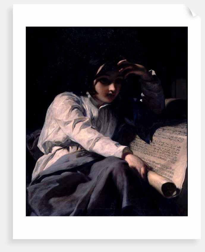 The Infant Timothy Unfolding the Scriptures, c.1853 by James Sant