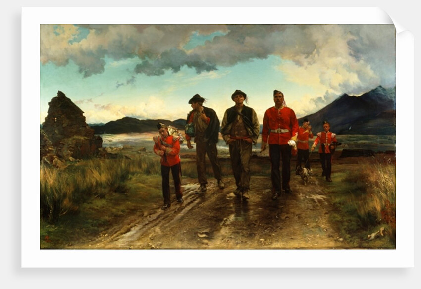 Listed for the Connaught Rangers: Recruiting in Ireland, 1878 by Lady (1846-1933) Butler