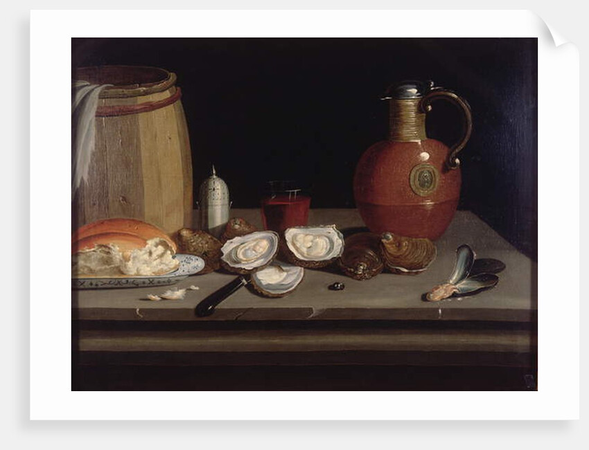 Still Life with Shellfish by Philips Angel