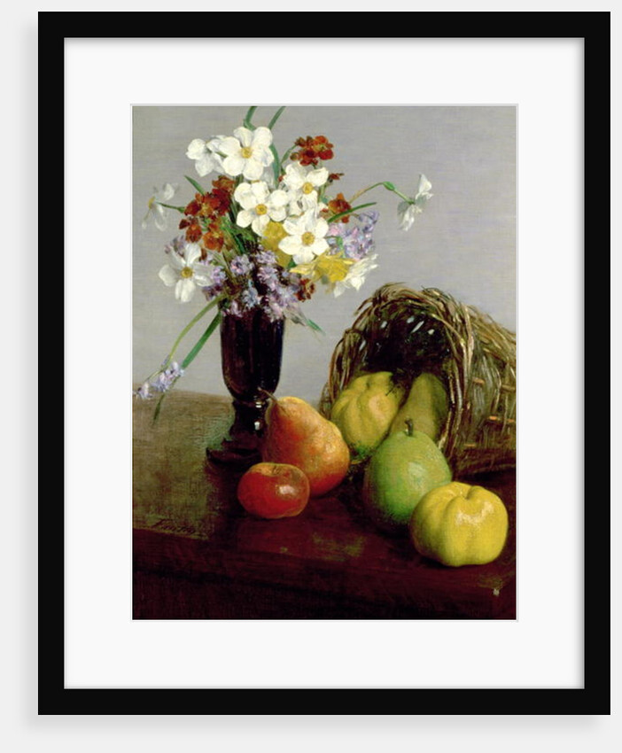 Fruits and Flowers, 1866 by Ignace Henri Jean Fantin-Latour