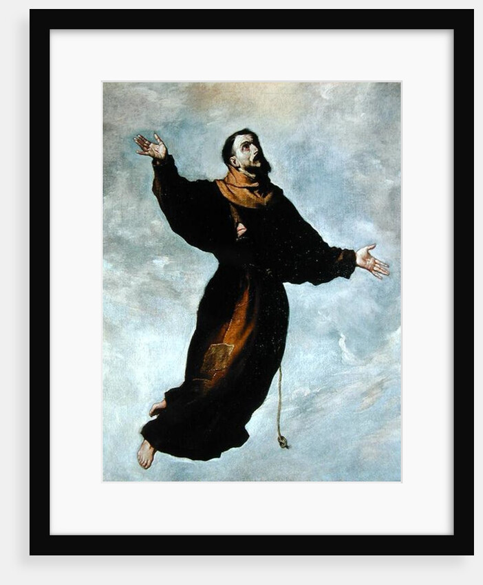 Levitation of St. Francis by Francisco de (follower of) Zurbaran