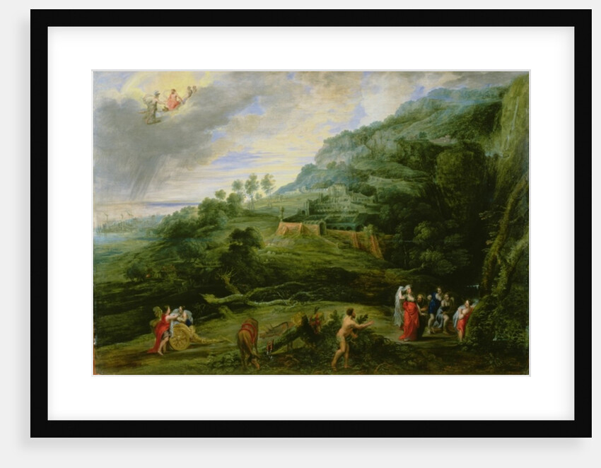 Ulysses and Nausicaa, 1635 by Lucas van Uden