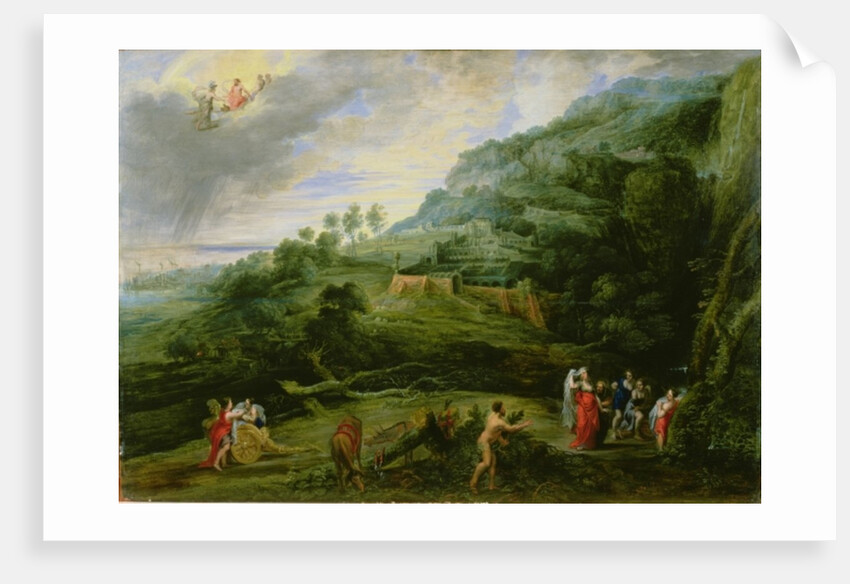 Ulysses and Nausicaa, 1635 by Lucas van Uden
