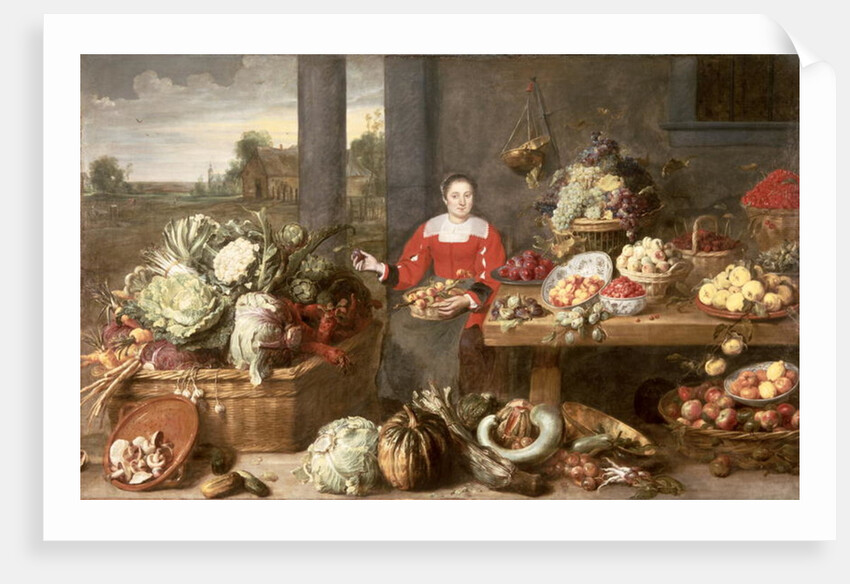 A Fruit Stall by Frans Snyders or Snijders