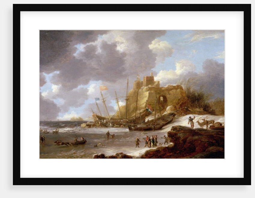 Norwegian coastal scene by Jan Peeters