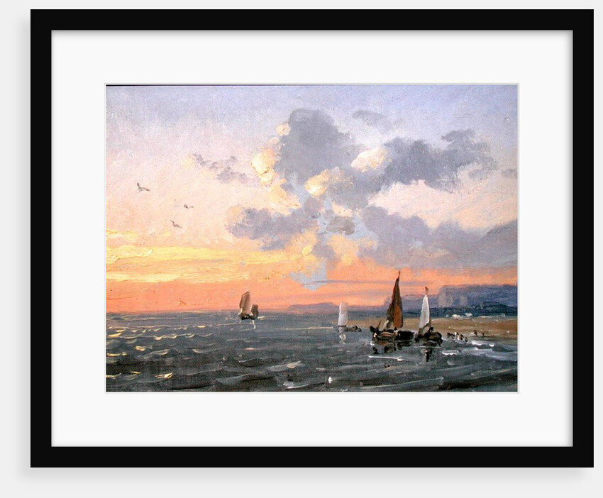 Sea View, Sunset by Josephine Bowes
