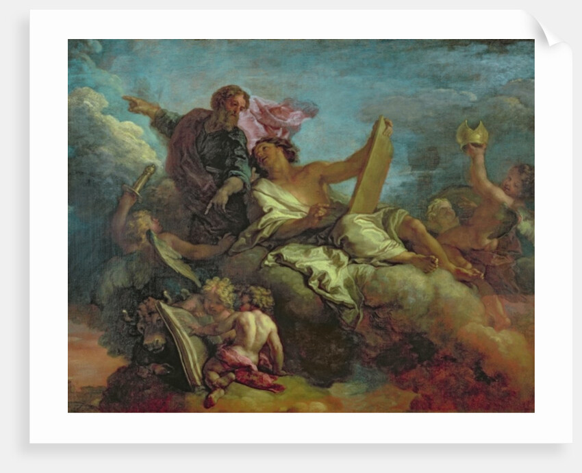 St. Paul Commanding St. Luke by Charles de la Fosse