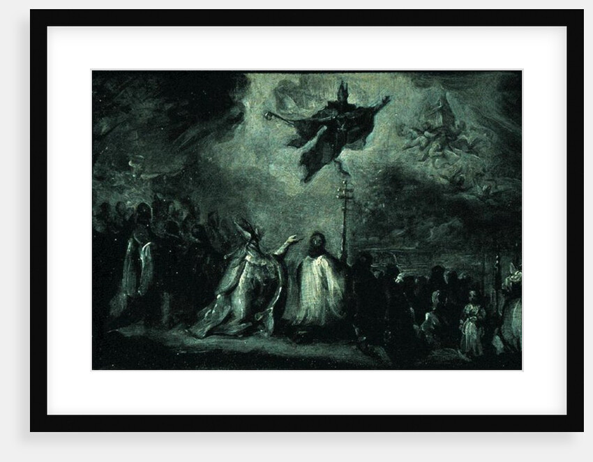 St. Augustine's Appearance by Miguel Jacinto Melendez