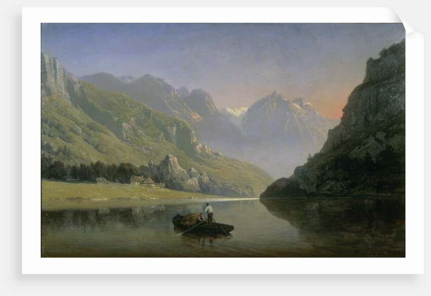 Souvenir of Savoy; Sunrise in the Mountains by Josephine Bowes