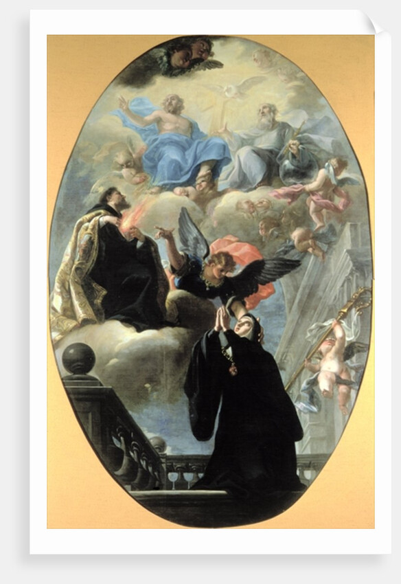 Vision of St. Gertrude by Isidoro Arredondo