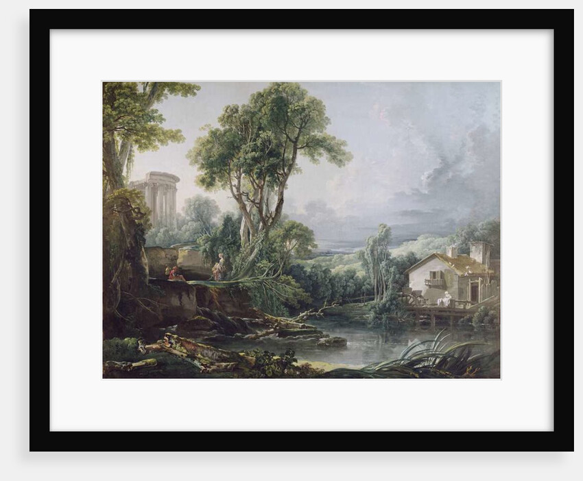 Landscape with a Watermill by Francois Boucher