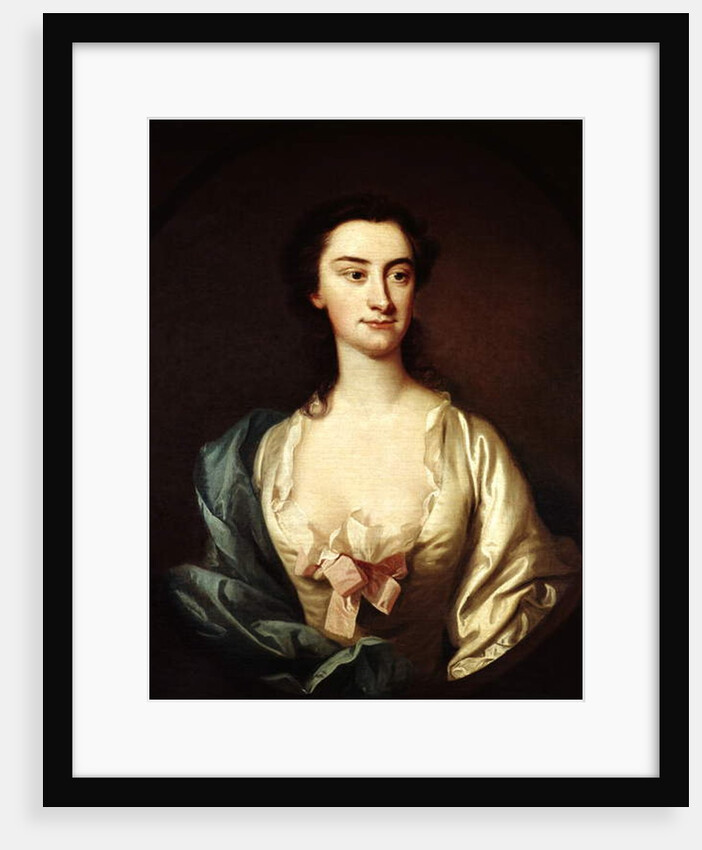Portrait of singer Susannah Maria Cibber, c.1745 by Thomas Hudson