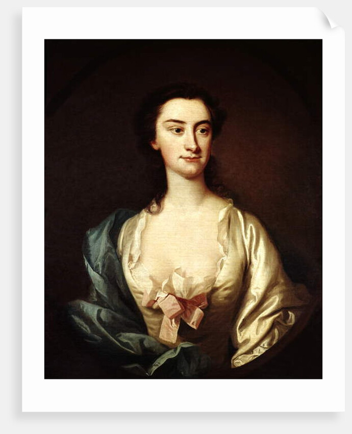 Portrait of singer Susannah Maria Cibber, c.1745 by Thomas Hudson