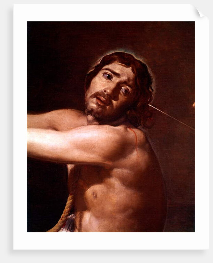 Detail from Christ after the Flagellation contemplated by the Christian Soul, c.1628-29 by Diego Rodriguez de Silva y Velazquez