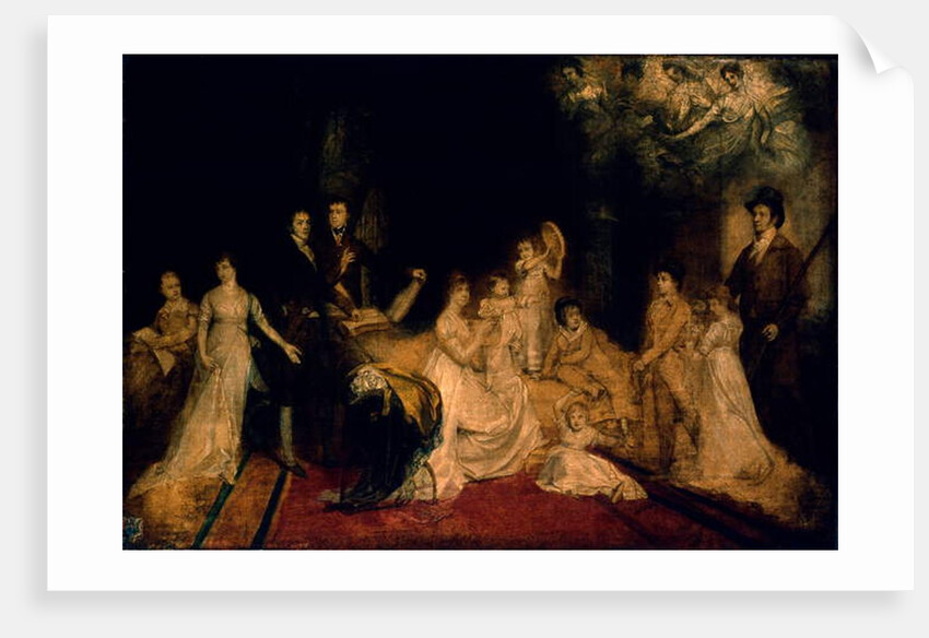 Sketch of the Knatchbull Family at Mersham-le-Hatch, Kent, 1800-03 by John Singleton Copley