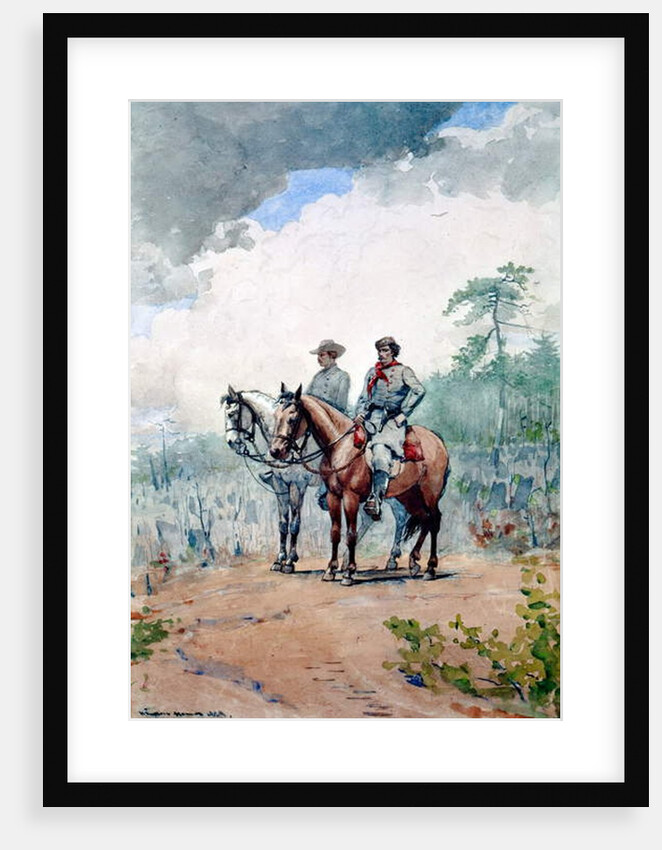 Two Federal scouts, 1887 by Winslow Homer