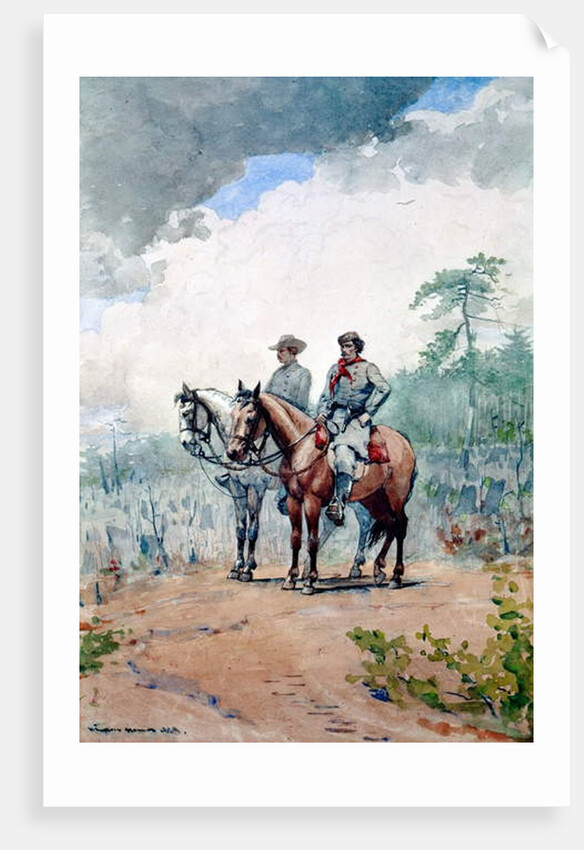 Two Federal scouts, 1887 by Winslow Homer