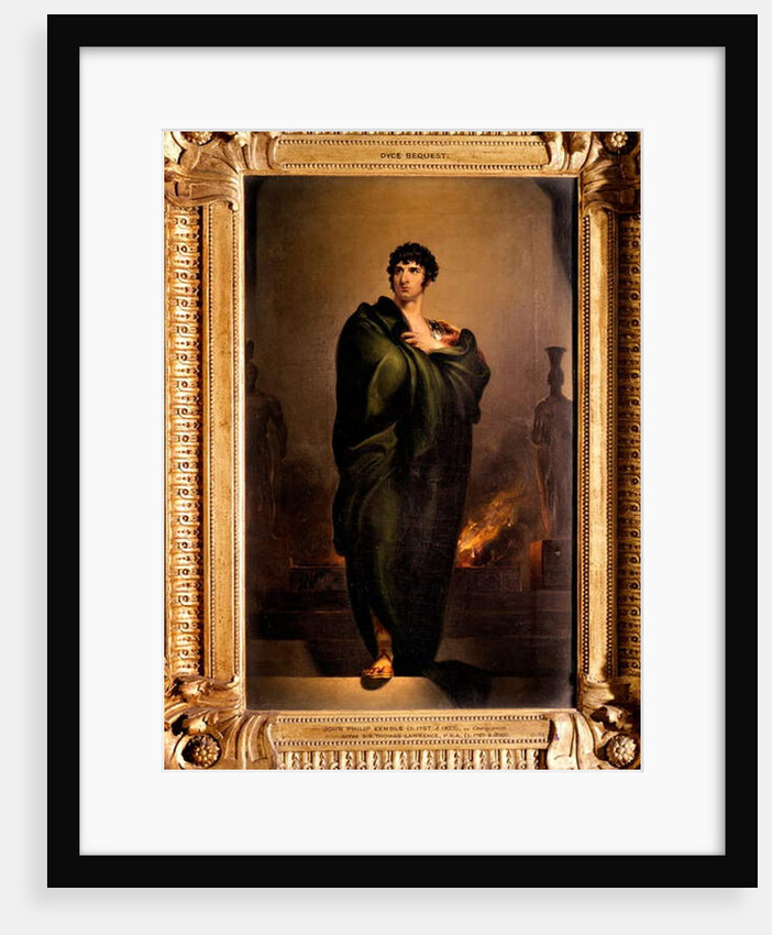 John Philip Kemble as Coriolanus, 1802 by Thomas Lawrence