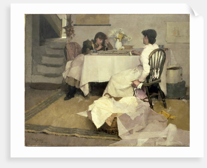 Domino!, 1886 by Frank Bramley