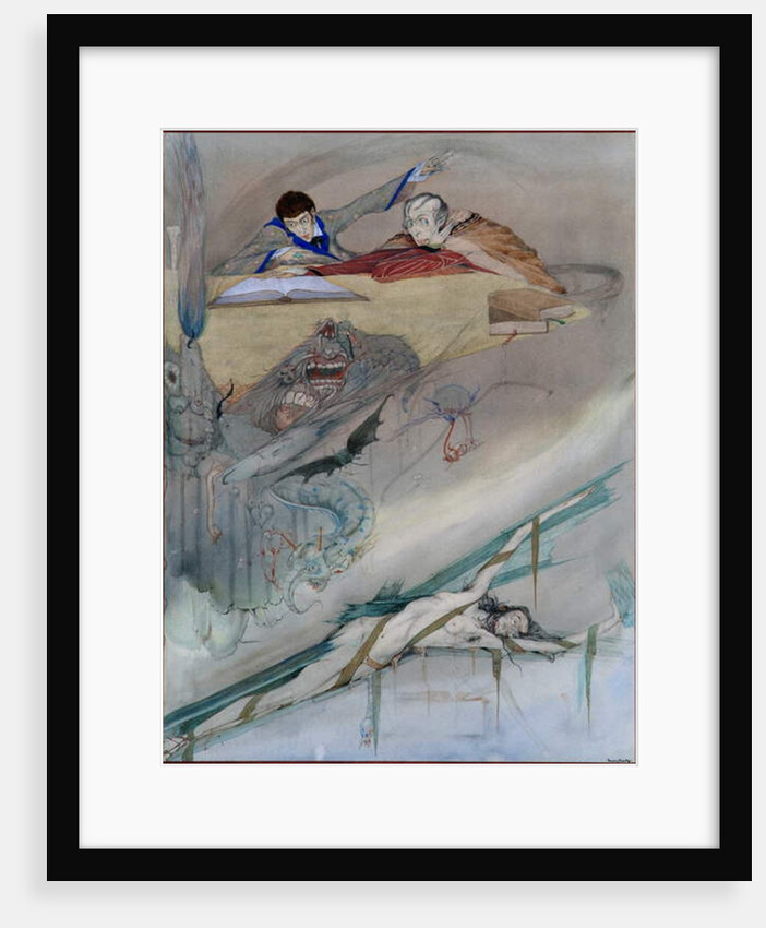 The Fall of the House of Usher, 1923 by Harry Clarke