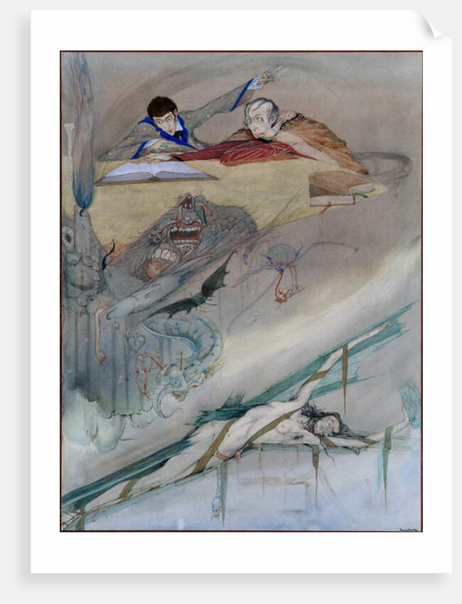 The Fall of the House of Usher, 1923 by Harry Clarke