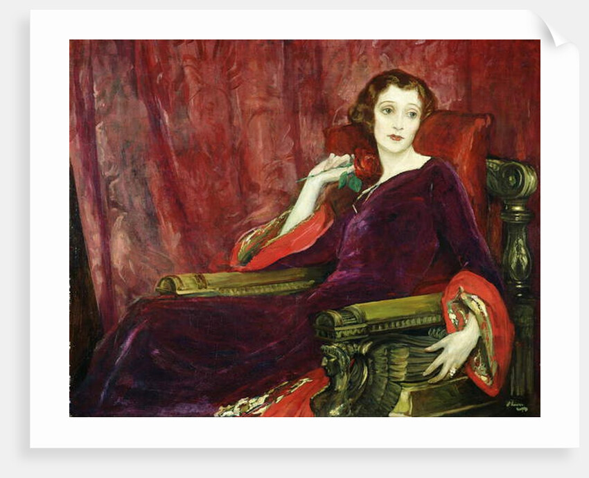The Red Rose, 1923 by John Lavery