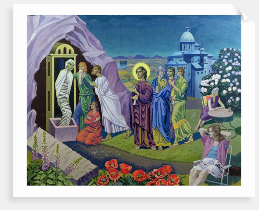 The Raising of Lazarus, 1987 by Osmund Caine