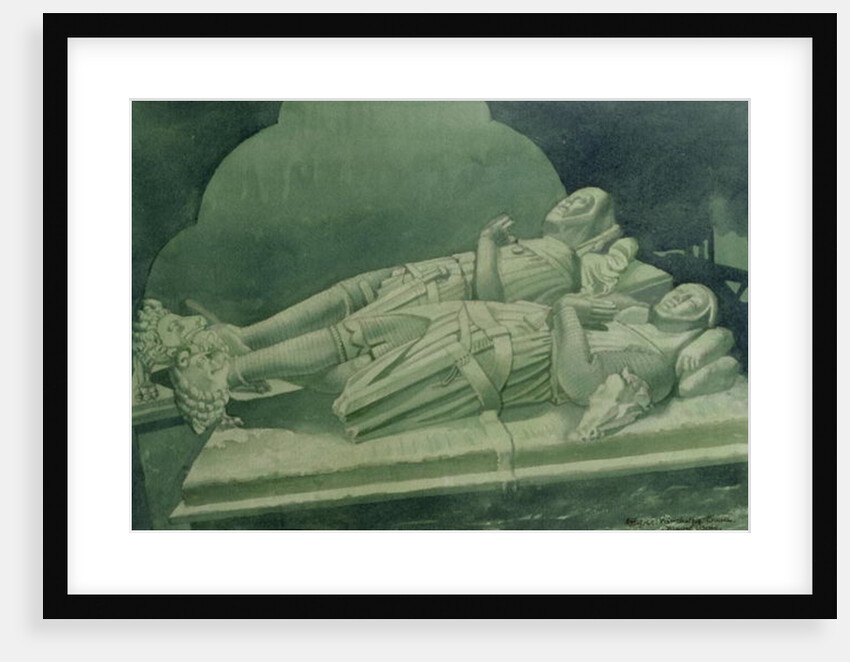 Effigies, Winchelsea Church by Osmund Caine