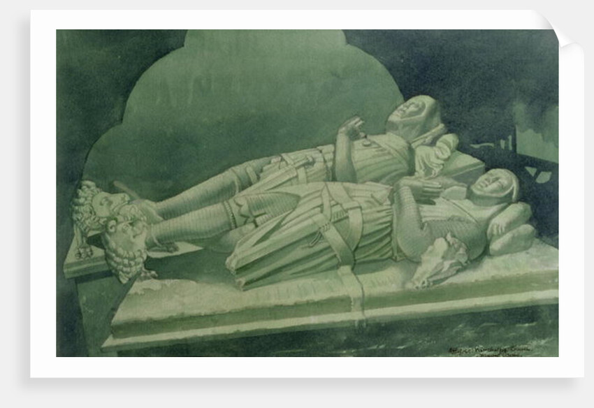 Effigies, Winchelsea Church by Osmund Caine