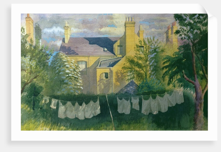 Washing at No. 25, Kingston by Osmund Caine