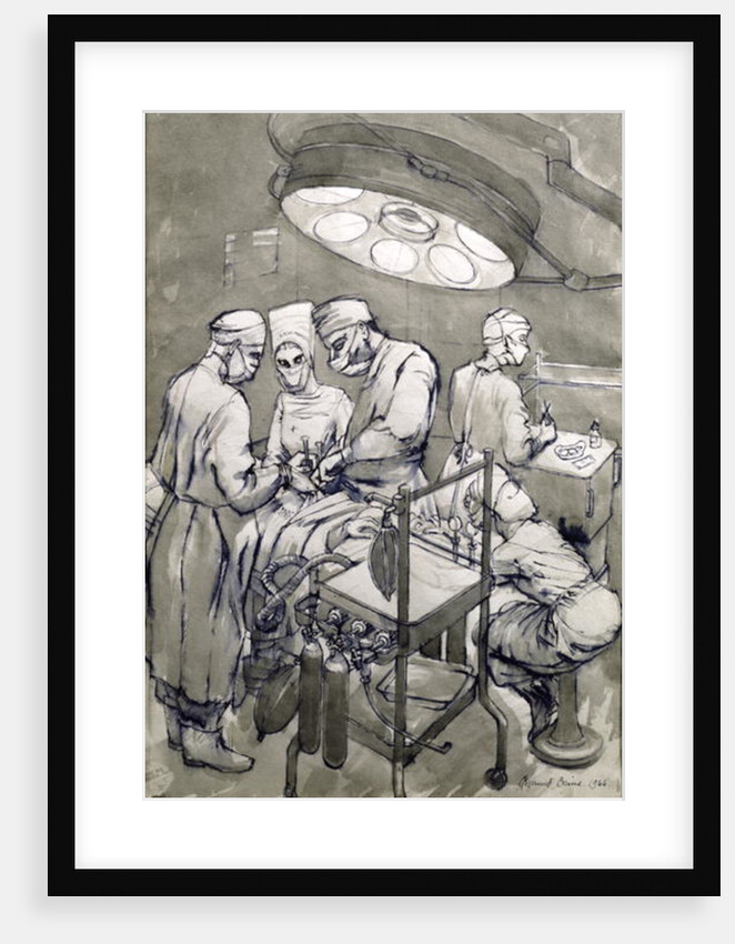 The Operation Theatre, 1966 by Osmund Caine