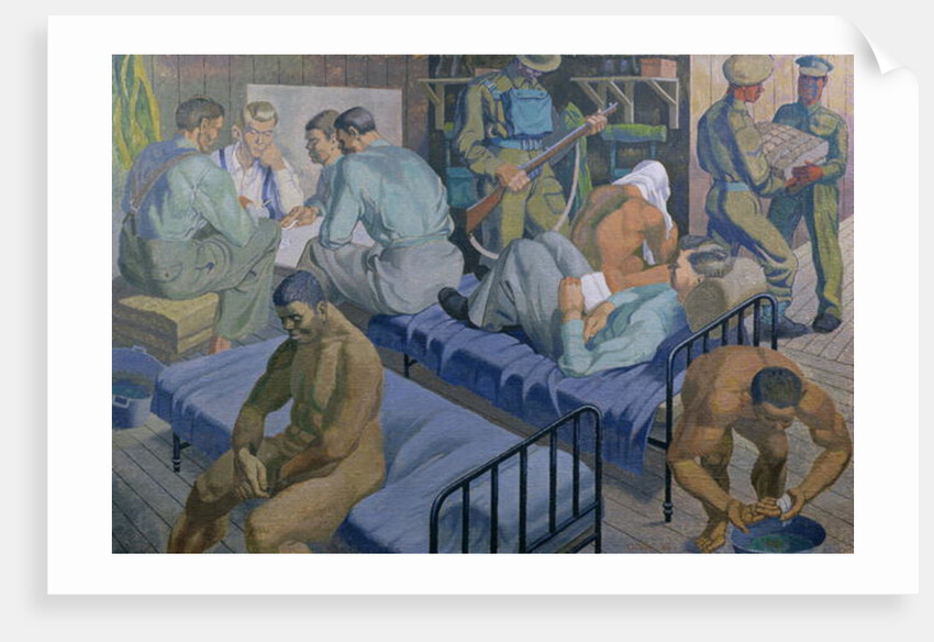 In the Barracks, 1989 by Osmund Caine