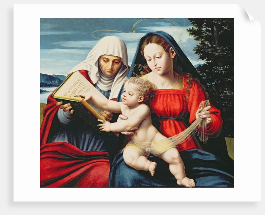 Virgin and Child with St. Anne by Vicente Macip