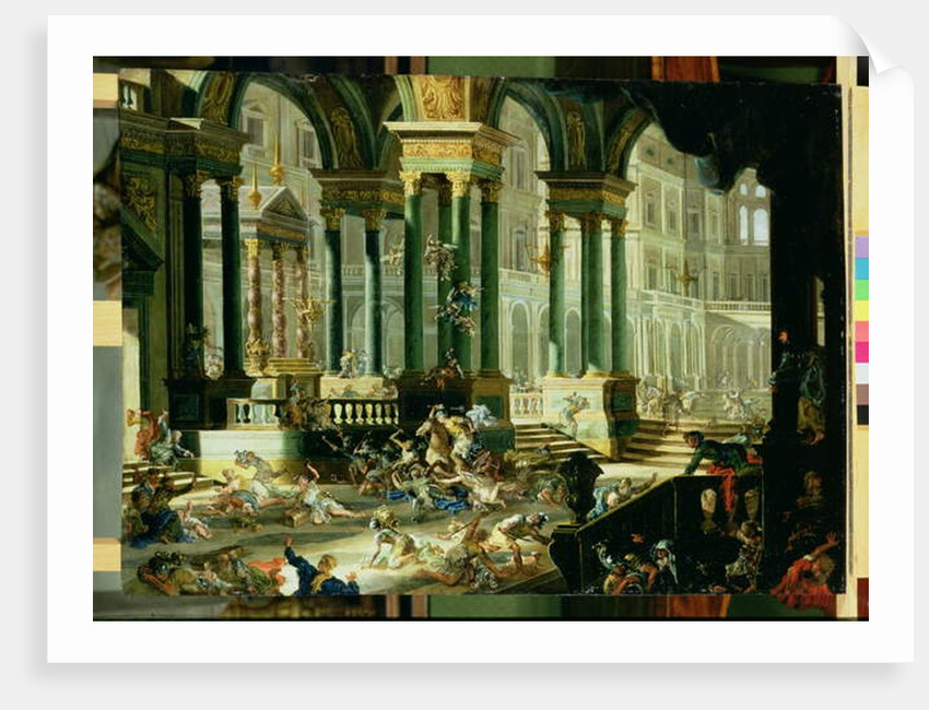 Expulsion of Heliodorus from the Temple of Solomon by Francesco Peresi