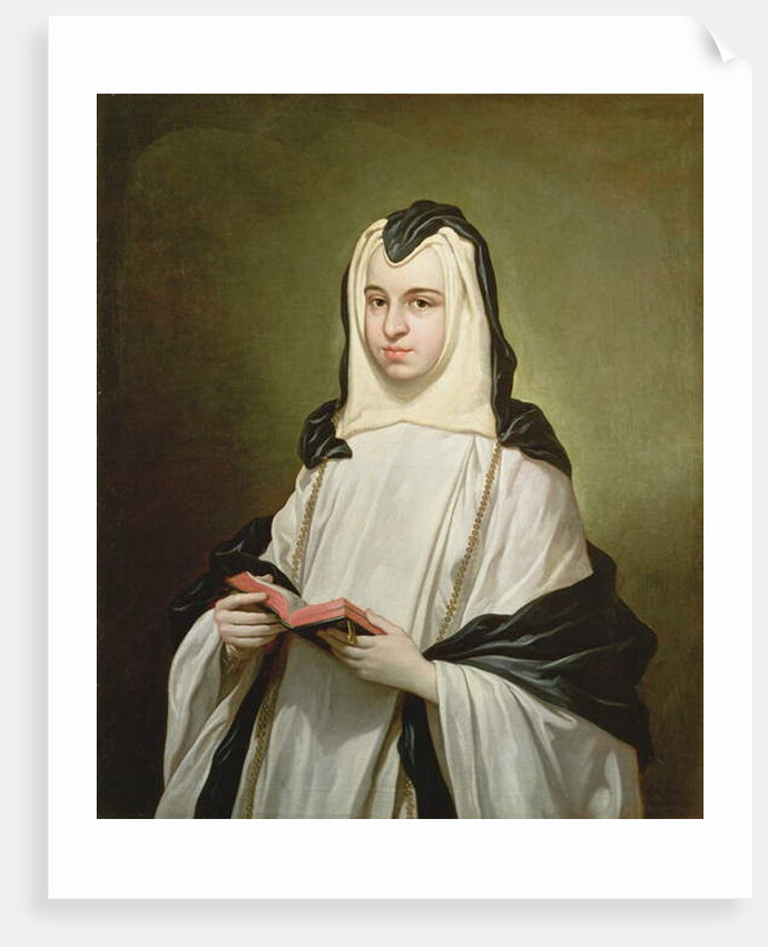 Portrait of a nun, 1750 by Antonio Gonzalez Ruiz