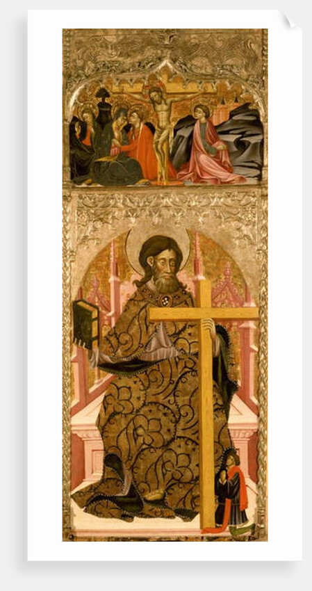 St. Philip and a donor surmounted by the Crucifixion by Master of Retascon