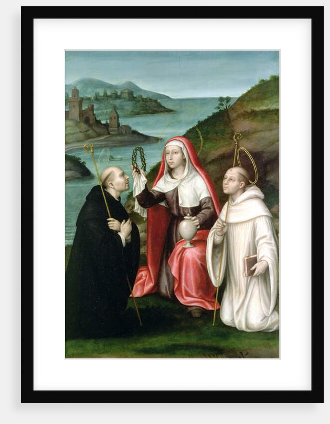 St. Mary Magdalene with St. Dominic and St. Bernard, c.1580 by Nicolas Borras